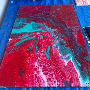Acrylic Drop Painting